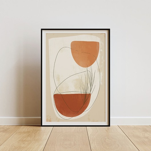 plakaty Plakat - Abstract Scandinavian lines 2