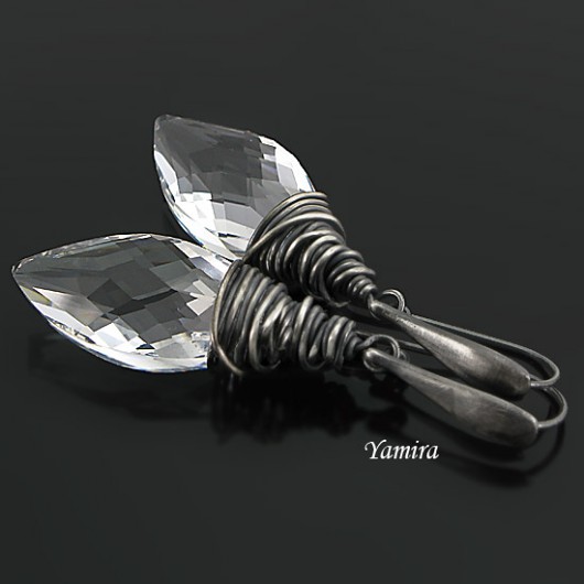 Kryształ Swarovski Crystal exclusive (30mm) - kolczyki yamira