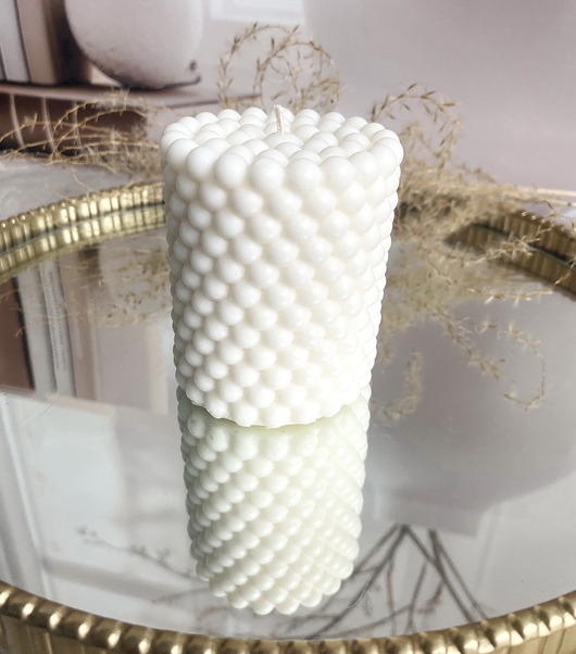 świeczniki i świece Świeca sojowa dekoracyjna "Bubbles" 60x75mm