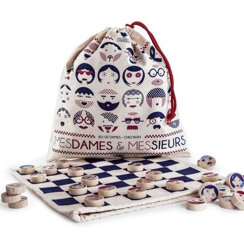 Warcaby Mesdames&Monsieurs - Checkers Les Jouets Libres