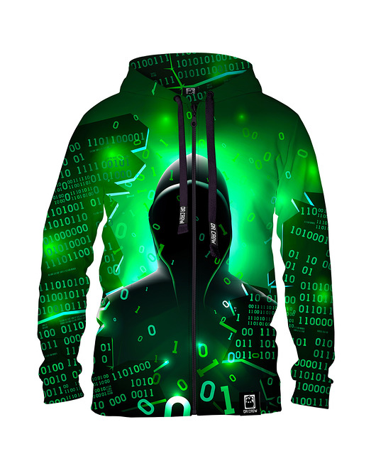 bluza z kapturem damska Damska Bluza Expres Zamek DR.CROW Haker