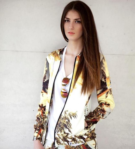 'Palm Springs' damska bluza typu bomber gagaboo