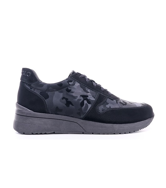 sneakersy damskie Sneakersy skórzane - ecru   (6627)