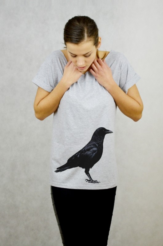 KRUK - Koszulka Oversize szara T-shirt GAU great as You