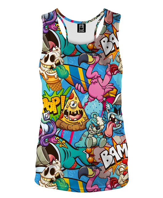 topy damskie DR.CROW Bokserka Damska Cartoon