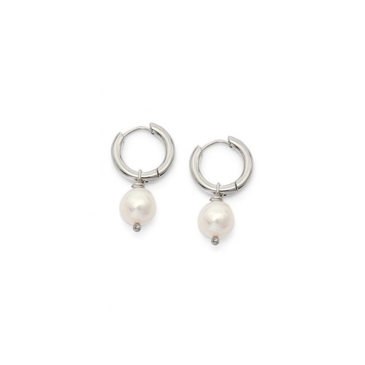 kolczyki - inne Kolczyki koła z naturalnymi Perłami