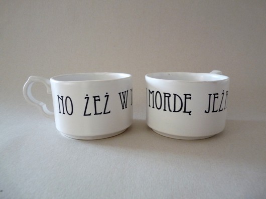 Filiżanki "no żeż w mordę jeża" eMWu