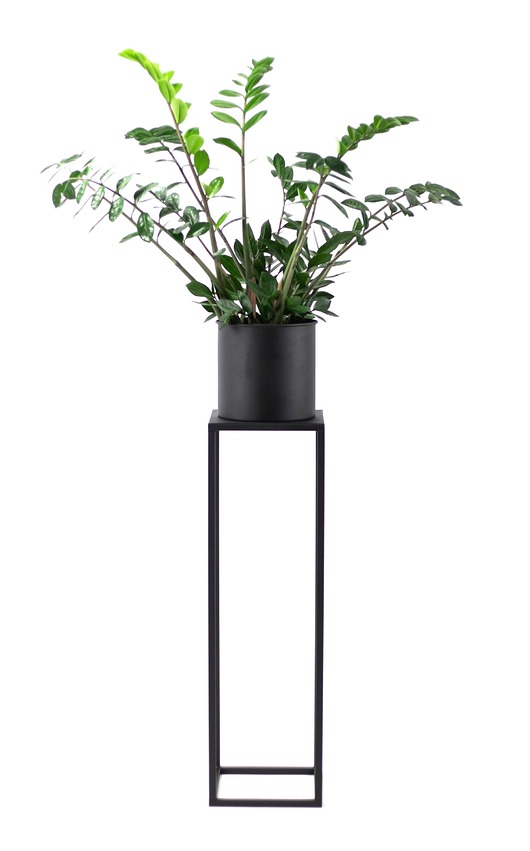 kwietniki Kwietnik Metalowy METALLO 80cm czarny LOFT