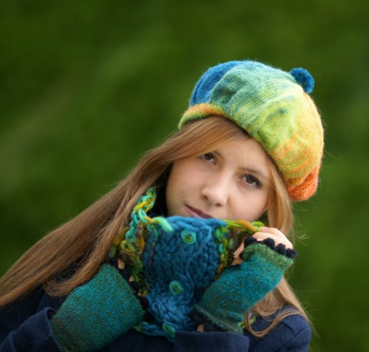  Beret  &quot; Parisien &quot;  HERBE DESIGN