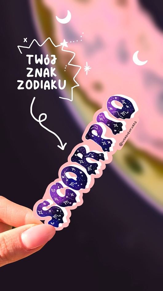 naklejki i wlepy Naklejka - Zodiak - Scorpio 