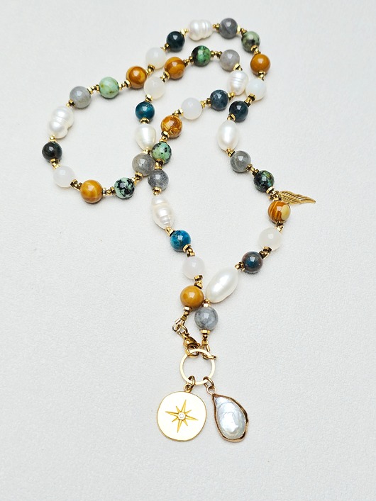 naszyjniki - inne Naszyjnik Wmarzona Podróż z Różą Wiatrów