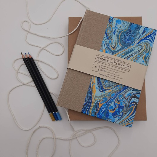 notatniki i albumy Notes w linię A5 Ręcznie wykonany, 200 stron