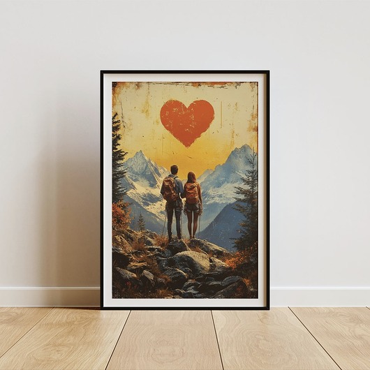 plakaty Plakat - Kocham góry!