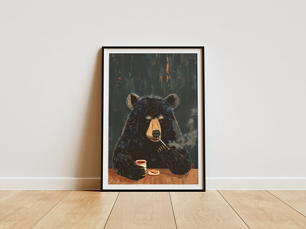 plakaty Plakat - weed bear