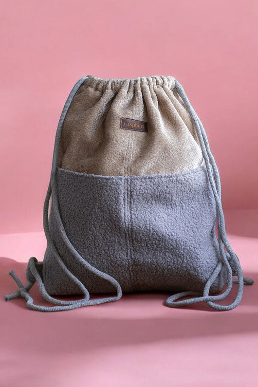 plecaki Jasny workoplecak z kieszeniami baranek