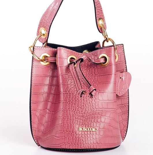 torby na ramię Torebka Skórzana - Woreczek (6899)