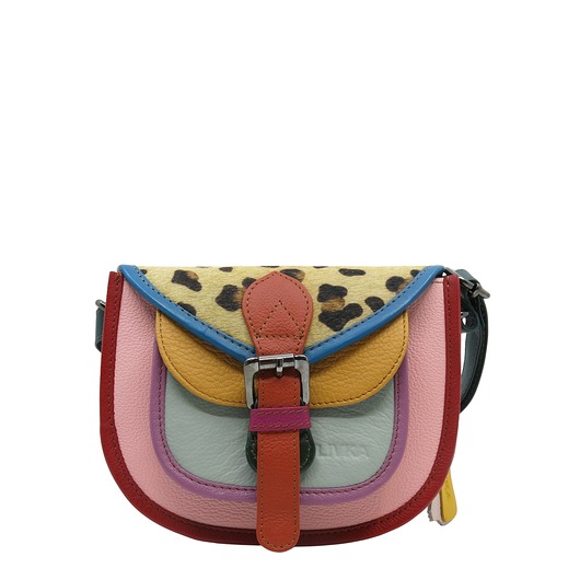 torby na ramię Torebka damska listonoszka skórzana regulowany pasek kolorowa OLIVKA