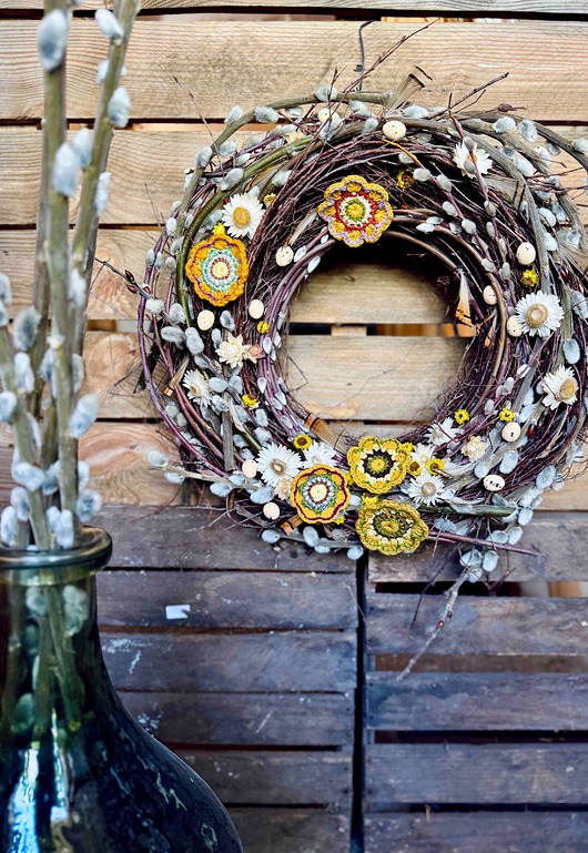 wianki wielkanocne Wianek Kotki na Wierzbie