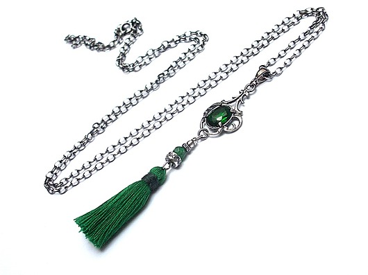 Chwościk /emerald/ - naszyjnik Katia i krokodyl