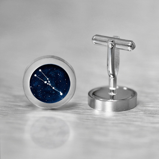 spinki do mankietów Taurus -Twoja Konstelacja gwiazd - spinki + box