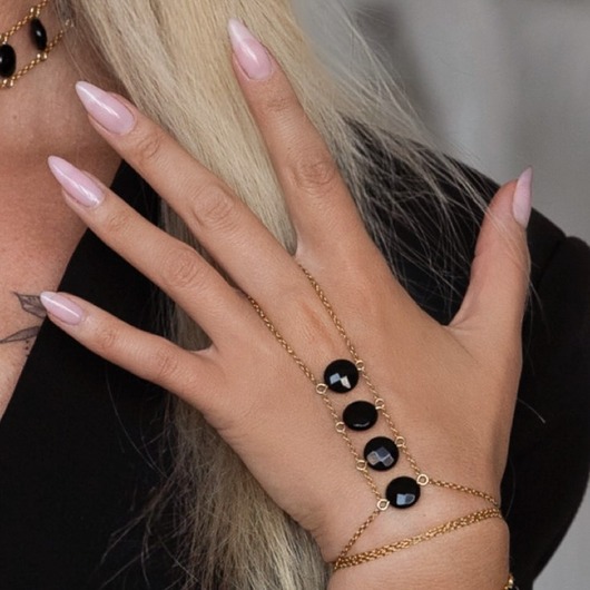 bransoletki złote Bransoletka z pierścionkiem Chic Elegance