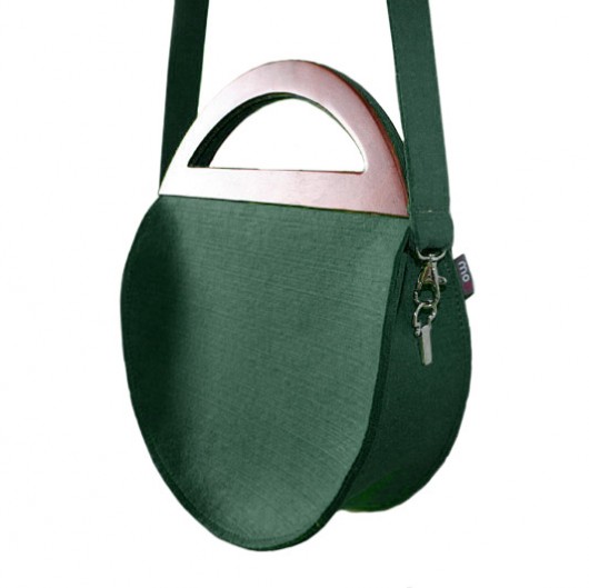 Round Glamour Bottle Green moo studio