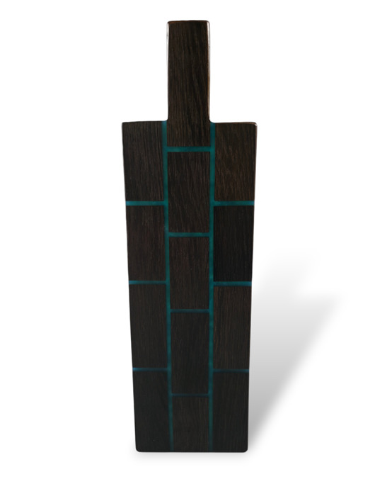 deski do krojenia i tace Deska do serwowania CZARNY DĄB #18 (13x46cm)