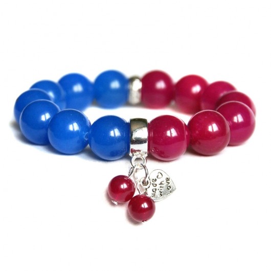 NEW COLLECTION : fuchsia & blue : DOUBLES kaktusia