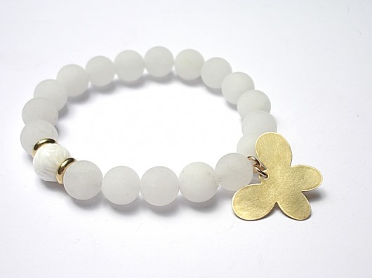 White butterfly -  bransoletka KiKa pracownia