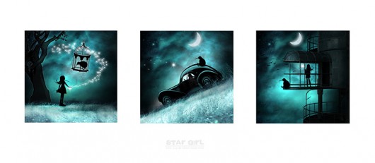 Star Girl Art Print Collection Ewa Saj Fotografie