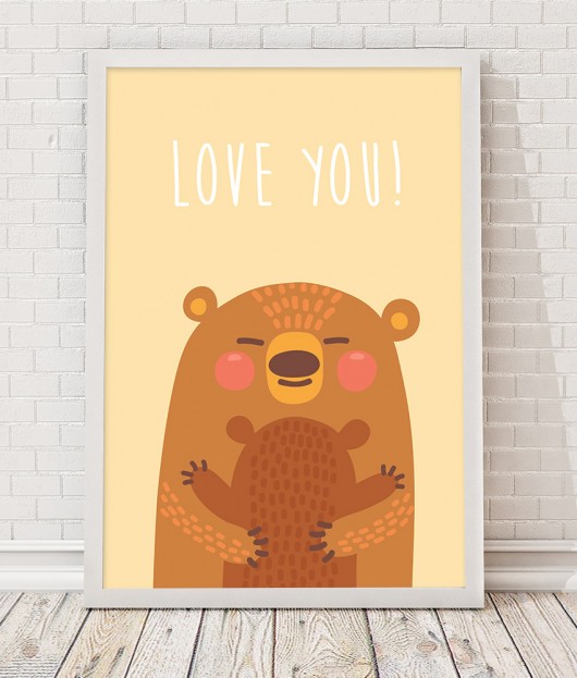 Obrazek A3 - Love You Desihome