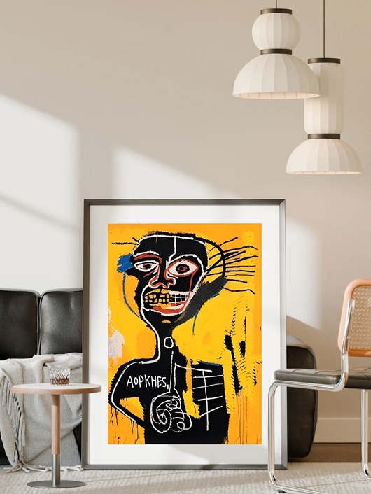 plakaty PLAKAT Basquiat graffiti poster sztuka uliczna 80