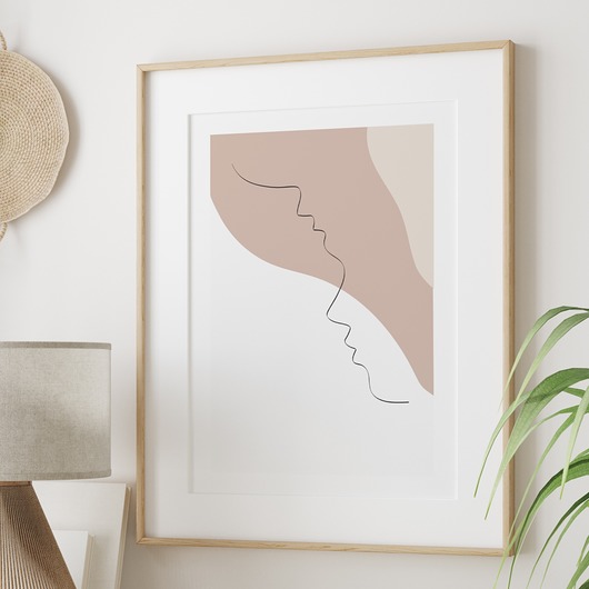 plakaty Plakat Szkic Kobiety Abstrakcja Line art P425