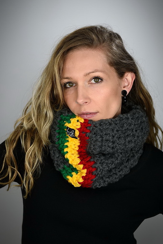 Komin Rasta 07 - CIEMNY SZARY LaCzapaKabra
