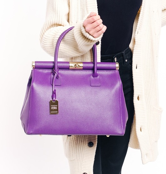 torebki do ręki Torba skórzana  - Shopper (6883)