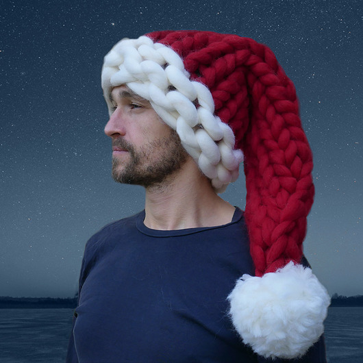 czapki damskie Kolorowa, ciepła czapka Beanie w grubym splocie