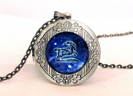 Medalion sekretnik Koziorożec - znaki zodiaku EGGinEGG