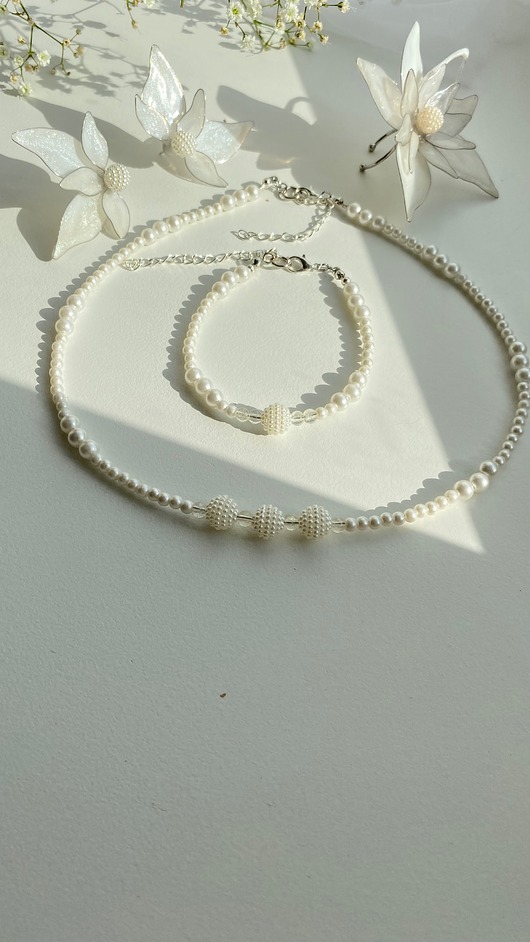 komplet biżuterii Zestaw biżuterii ślubnej