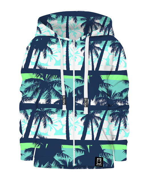 bluzy dla dziewczynki Bluza Zamek Dziewczynka DR.CROW Blue Beach