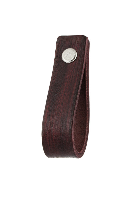 gałki do mebli Skórzany uchwyt meblowy COLORISO MAHOGANY WOOD P