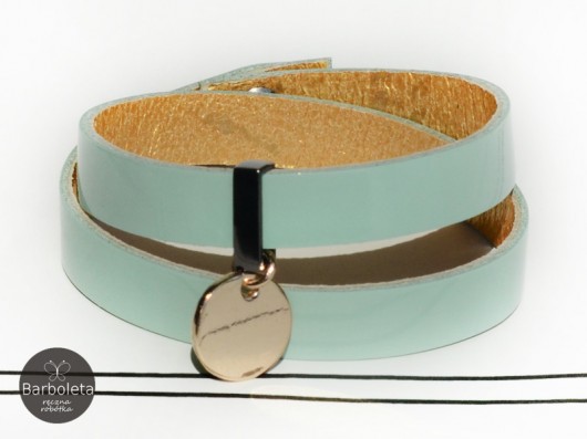 mint + gold barboleta