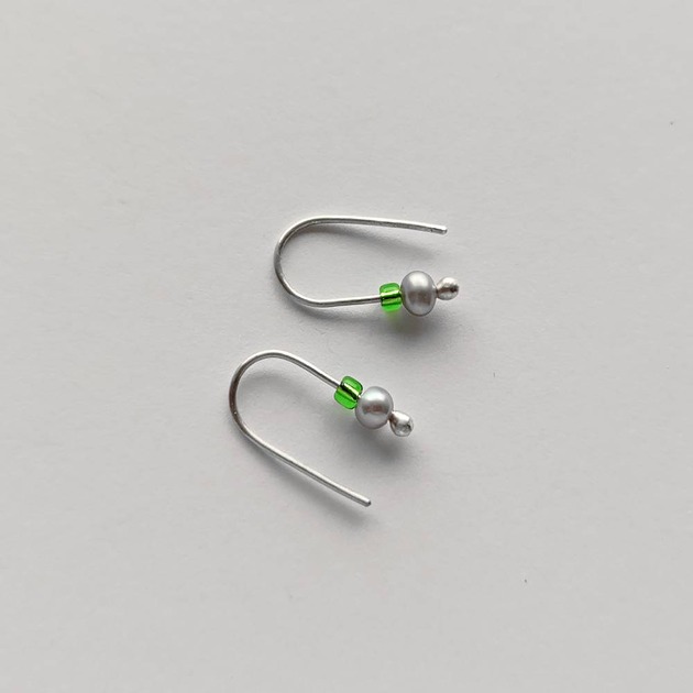 kolczyki z kamieniami Kolczyki OKRĄG