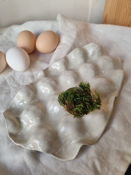 patery i talerze Patera  na jajka  -  Wielkanocny Stół