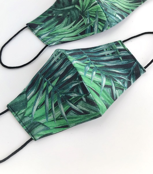 2 szt. maseczka dla dorosłych JUNGLE, cotton Erliberdi