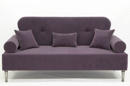 Sofa VOGUE fiołkowa  Happy Barok