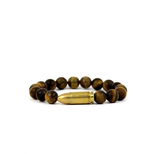 Better Wear Than Use- Tiger Eye Mat Bracelet Unikke Design