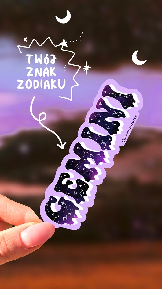 naklejki i wlepy Naklejka - Zodiak - Gemini 