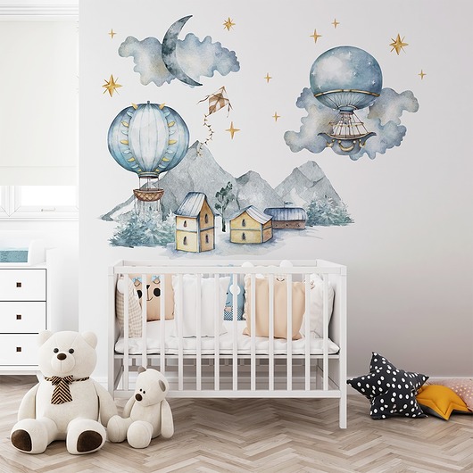 naklejki ścienne do pokoju dziecka Magiczne niebo zestaw nr.3