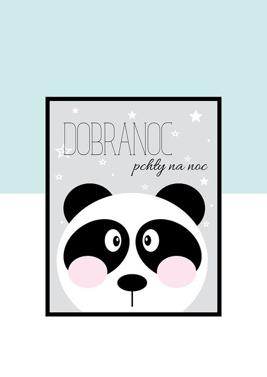 Plakat dobranoc A3 ArtyhaKids