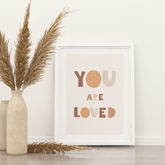 obrazy i plakaty do pokoju dziecięcego Plakat You Are Loved P42